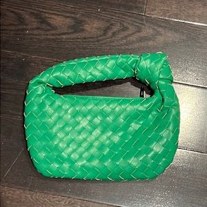 COPY of Bottega Jodie bag. Green. Worn ones.